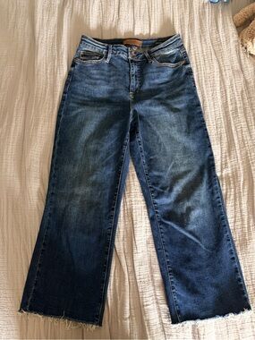Judy Blue Wide Crop Jeans